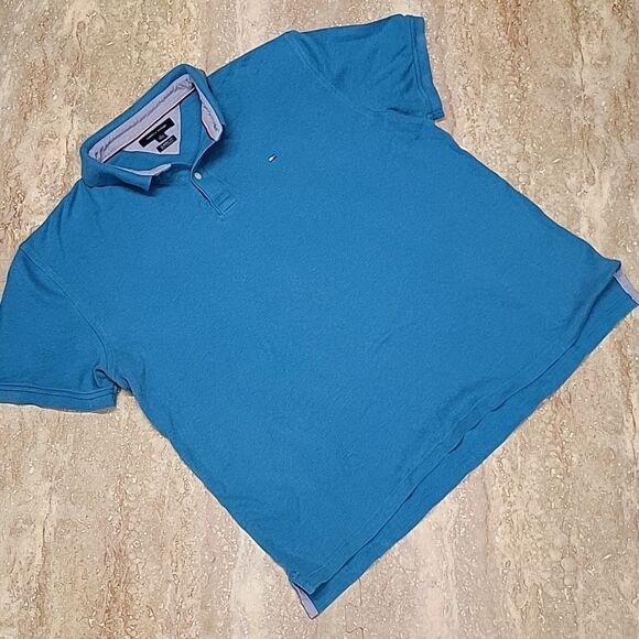 TOMMY HILFIGER MENS COTTON POLO SIZE XL - Picture 1 of 6